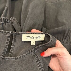 Madewell Gray Mini Dress